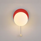 Contemporary Geometric Iron and Glass 1-Light Wall Sconce