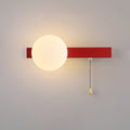 Contemporary Geometric Iron and Glass 1-Light Wall Sconce