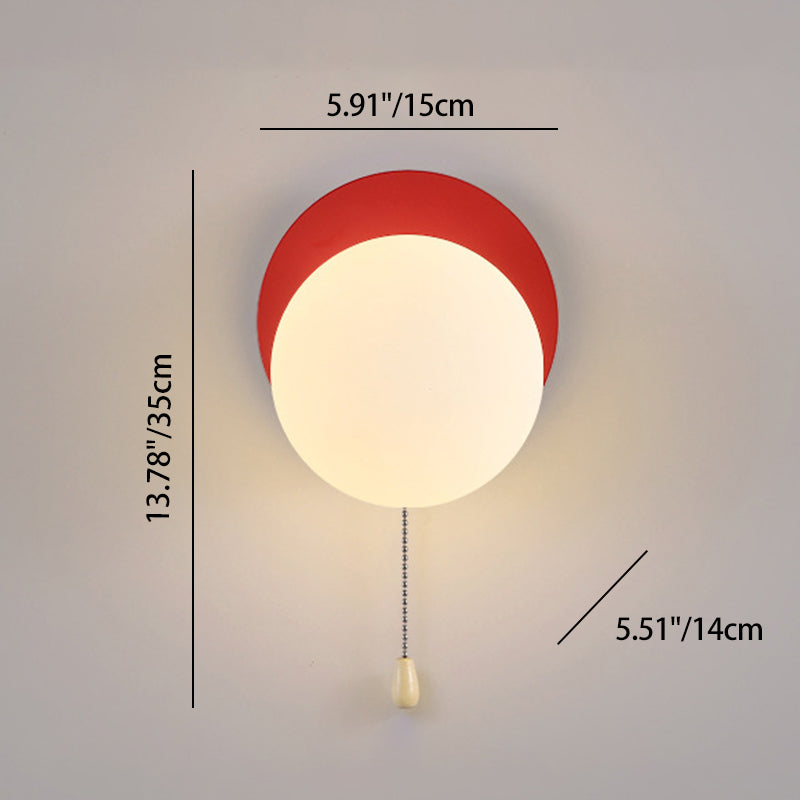Contemporary Geometric Iron and Glass 1-Light Wall Sconce