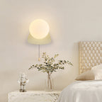 Contemporary Geometric Iron and Glass 1-Light Wall Sconce
