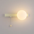 Contemporary Geometric Iron and Glass 1-Light Wall Sconce