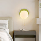 Contemporary Geometric Iron and Glass 1-Light Wall Sconce