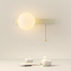Contemporary Geometric Iron and Glass 1-Light Wall Sconce