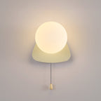 Contemporary Geometric Iron and Glass 1-Light Wall Sconce