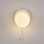 Contemporary Geometric Iron and Glass 1-Light Wall Sconce
