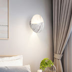 Premium Waterproof Round Metal & Glass LED Wall Sconce