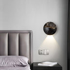 Premium Waterproof Round Metal & Glass LED Wall Sconce