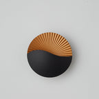 Premium Waterproof Round Metal & Glass LED Wall Sconce
