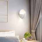 Premium Waterproof Round Metal & Glass LED Wall Sconce
