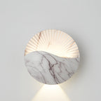 Premium Waterproof Round Metal & Glass LED Wall Sconce