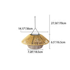 Rustic Waterproof Solar LED Mushroom Pendant Light