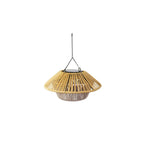 Rustic Waterproof Solar LED Mushroom Pendant Light