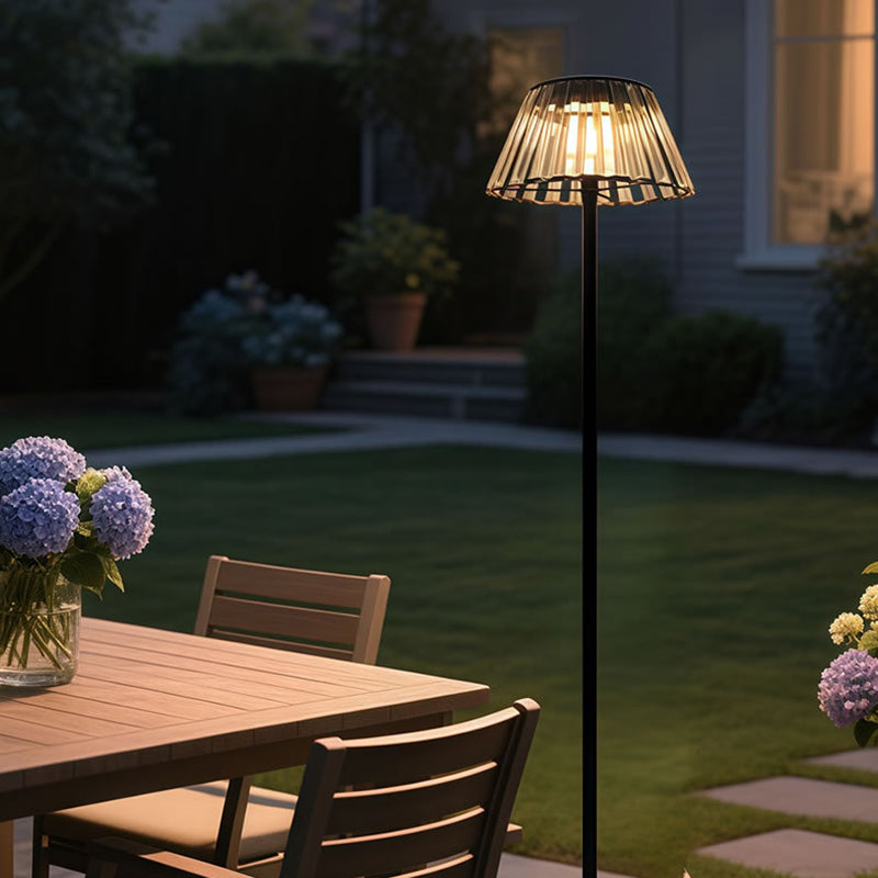 Premium Industrial Solar LED Floor Lamp - Waterproof Iron