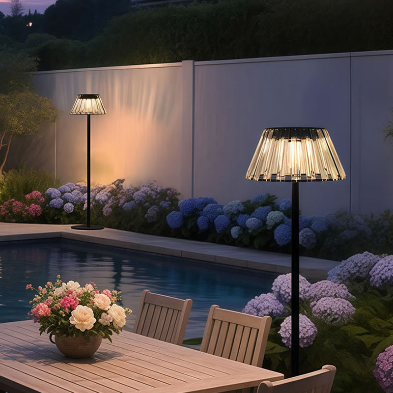 Premium Industrial Solar LED Floor Lamp - Waterproof Iron