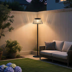 Premium Industrial Solar LED Floor Lamp - Waterproof Iron