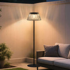 Premium Industrial Solar LED Floor Lamp - Waterproof Iron
