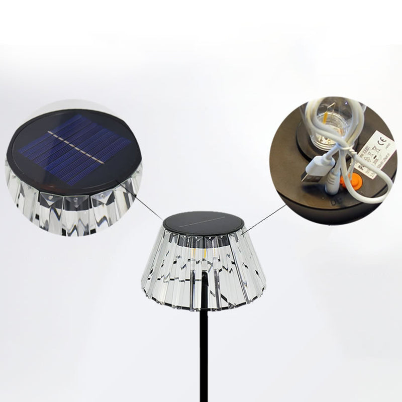 Premium Industrial Solar LED Floor Lamp - Waterproof Iron