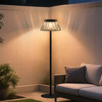 Premium Industrial Solar LED Floor Lamp - Waterproof Iron