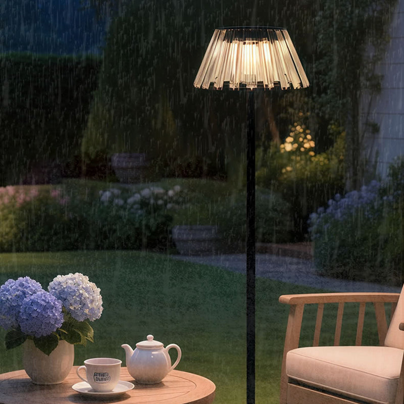 Premium Industrial Solar LED Floor Lamp - Waterproof Iron