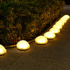 Premium Waterproof Solar Pebble LED Outdoor Light