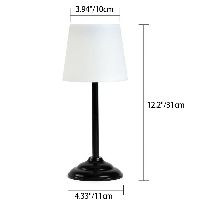 Nordic Waterproof Solar LED Round Outdoor Table Lamp