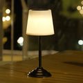 Nordic Waterproof Solar LED Round Outdoor Table Lamp