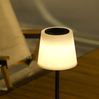 Nordic Waterproof Solar LED Round Outdoor Table Lamp