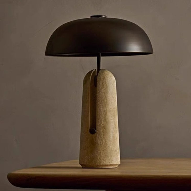 Japanese Iron Mushroom Table Lamp