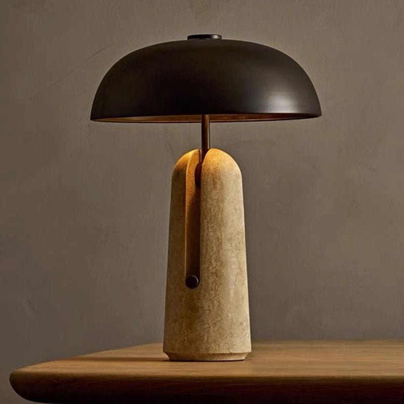 Japanese Iron Mushroom Table Lamp