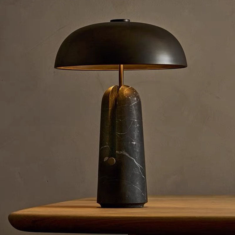 Japanese Iron Mushroom Table Lamp