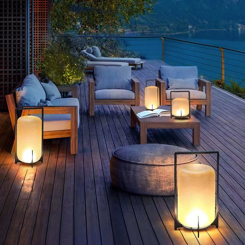 Premium Solar-Powered Round Chinese Lantern - Waterproof