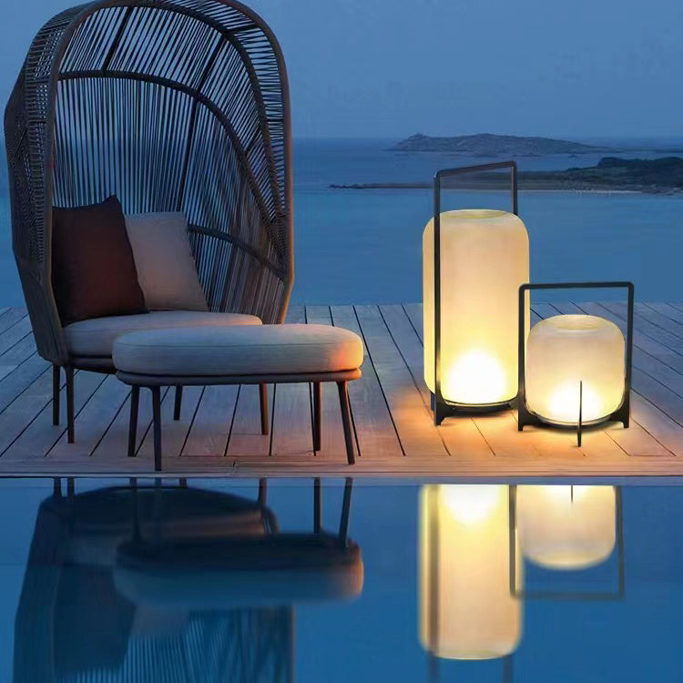 Premium Solar-Powered Round Chinese Lantern - Waterproof