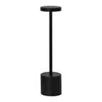 Contemporary Round Metal LED Table Lamp for Living Room