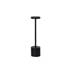 Contemporary Round Metal LED Table Lamp for Living Room
