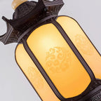 Premium Hexagonal Chinese Gazebo Pendant Light - 1-Light