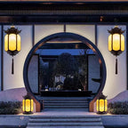 Premium Hexagonal Chinese Gazebo Pendant Light - 1-Light