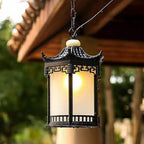 Premium Hexagonal Chinese Gazebo Pendant Light - 1-Light