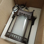 Premium Hexagonal Chinese Gazebo Pendant Light - 1-Light