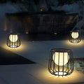 Modern Openwork Round Solar LED Orb