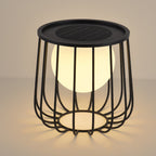 Modern Openwork Round Solar LED Orb