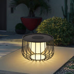 Modern Openwork Round Solar LED Orb