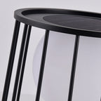 Modern Openwork Round Solar LED Orb