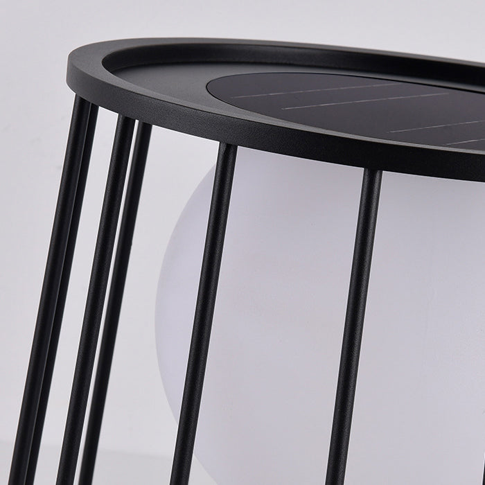 Modern Openwork Round Solar LED Orb