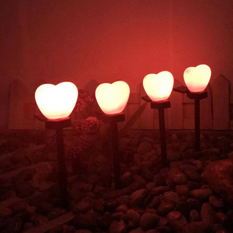 Premium Heart-Shaped Solar LED Ground Light - Waterproof