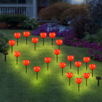 Premium Heart-Shaped Solar LED Ground Light - Waterproof