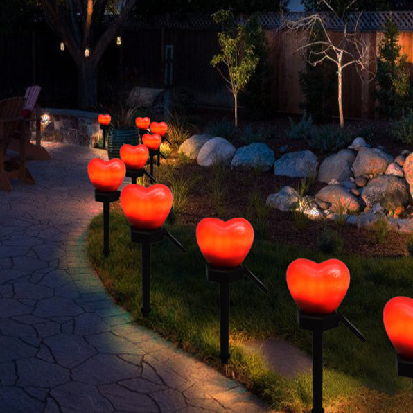 Premium Heart-Shaped Solar LED Ground Light - Waterproof