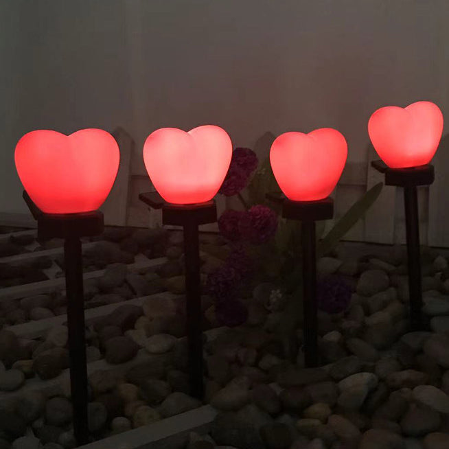 Premium Heart-Shaped Solar LED Ground Light - Waterproof