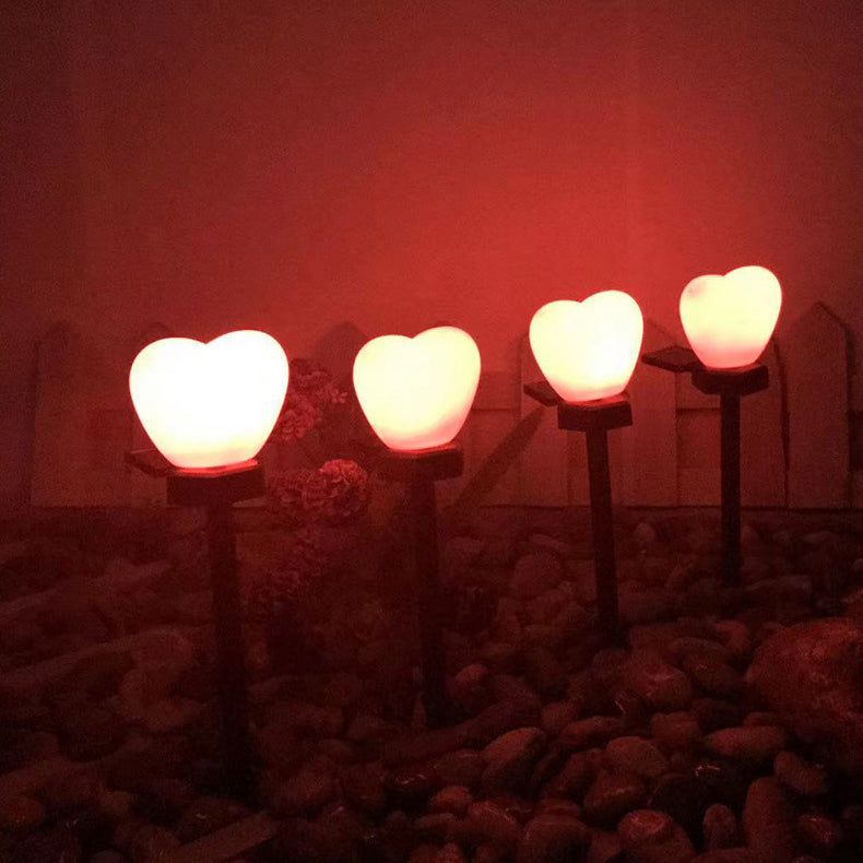Premium Heart-Shaped Solar LED Ground Light - Waterproof