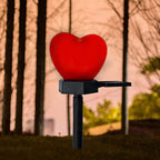 Premium Heart-Shaped Solar LED Ground Light - Waterproof
