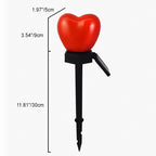 Premium Heart-Shaped Solar LED Ground Light - Waterproof